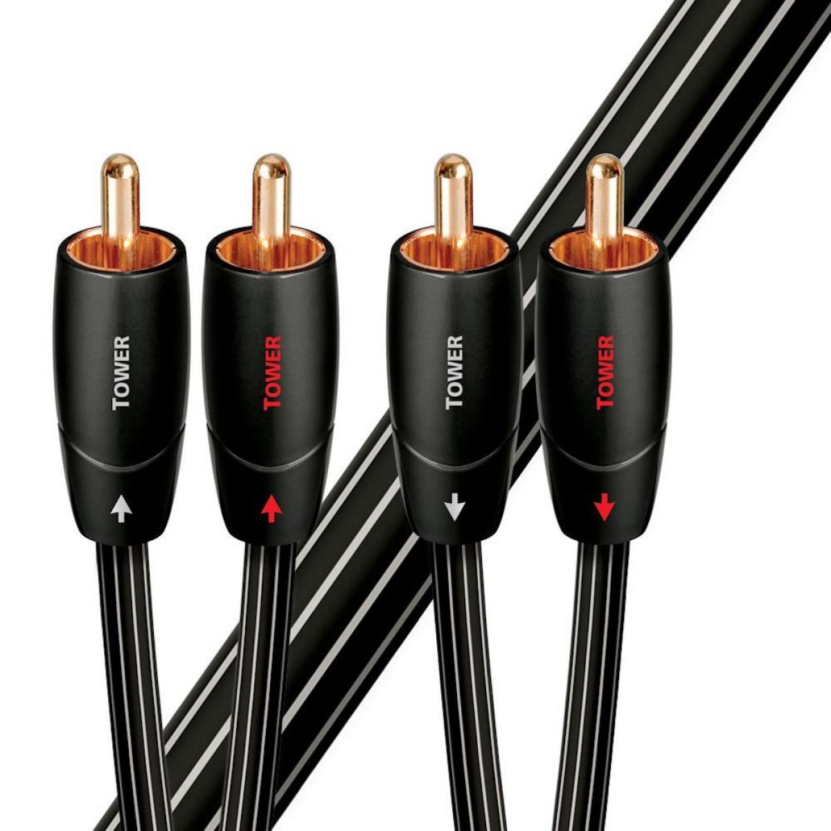 AudioQuest Tower 2 To 2 Male RCA Cable