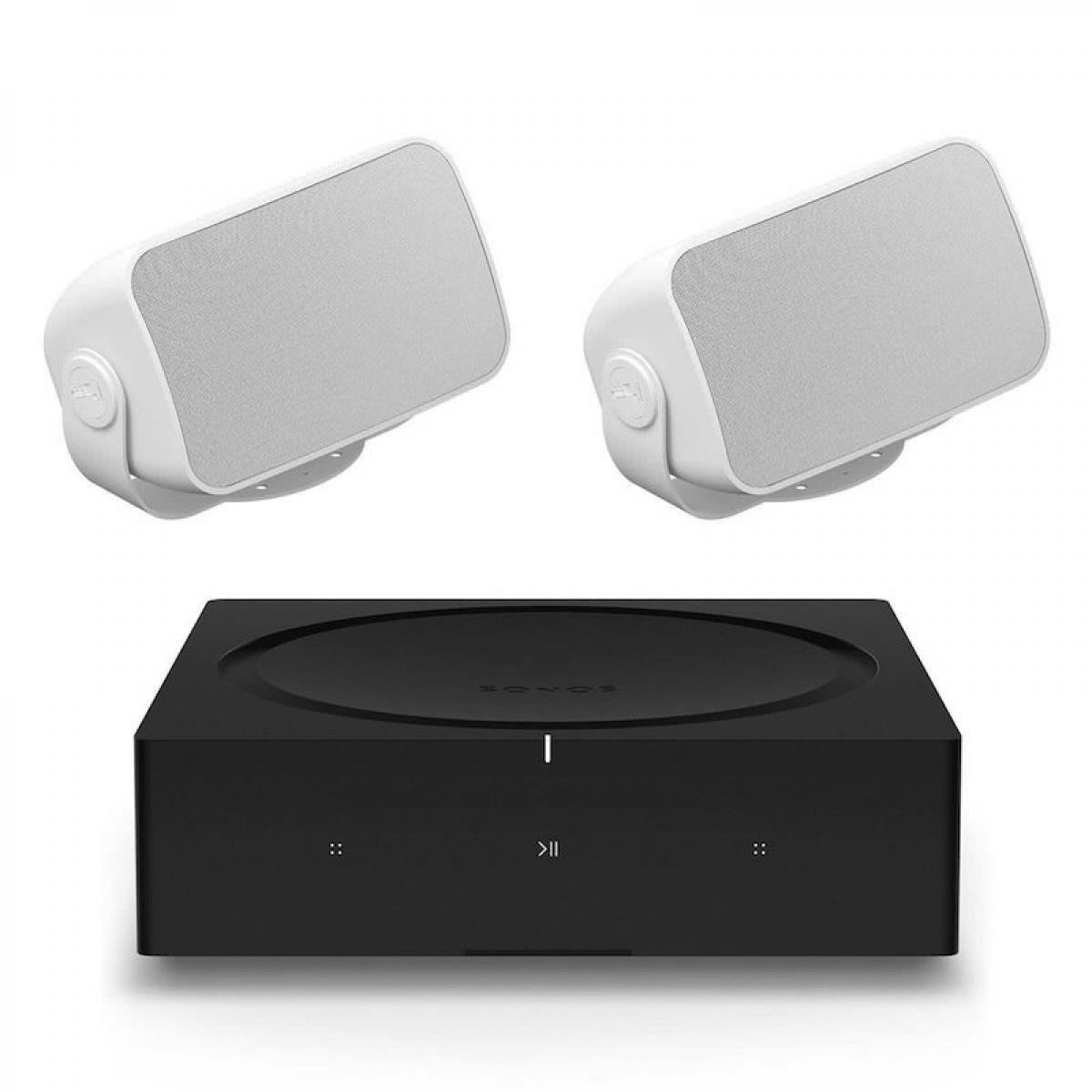 Sonos speakers with Sonos Amp